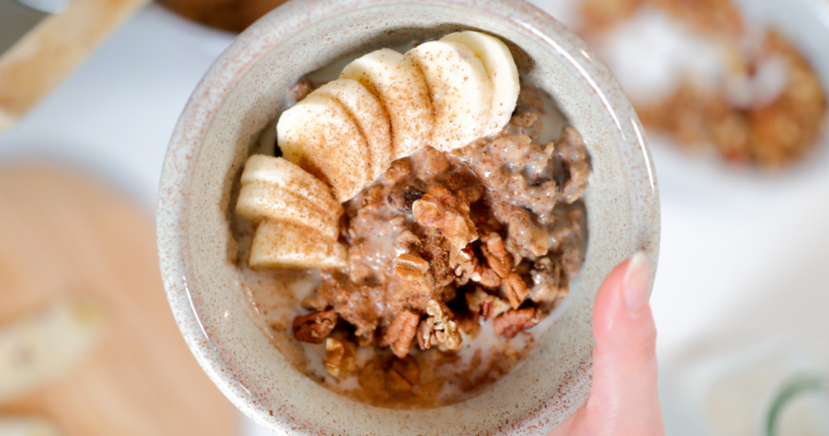 Creamy & Nutty Spiced Oatmeal