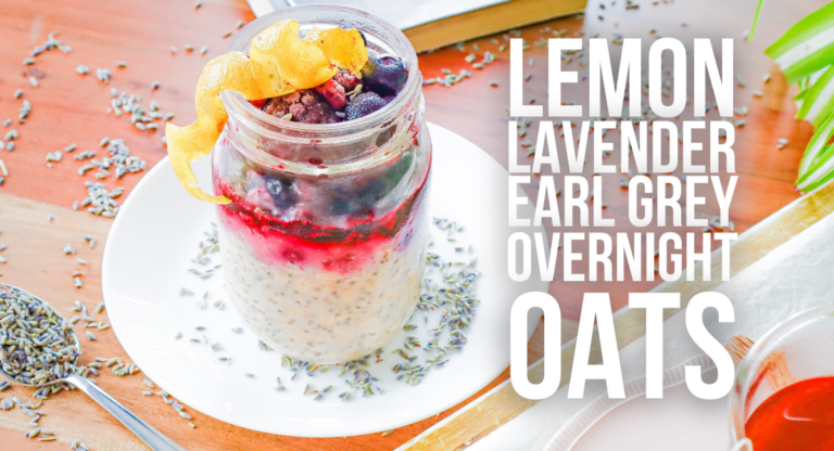 LEMON LAVENDER EARL GREY OVERNIGHT OATS