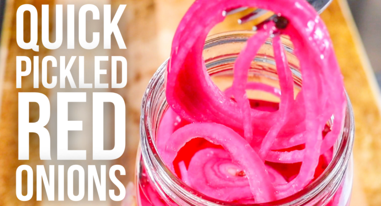 QUICK PICKLED RED ONIONS