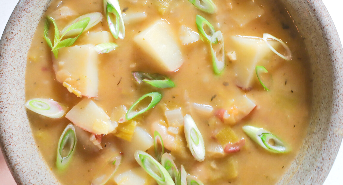 Rustic Red Potato & Leek Soup