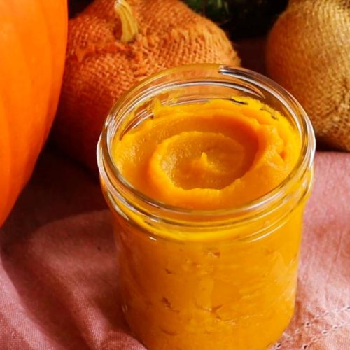 homemade pumpkin purée