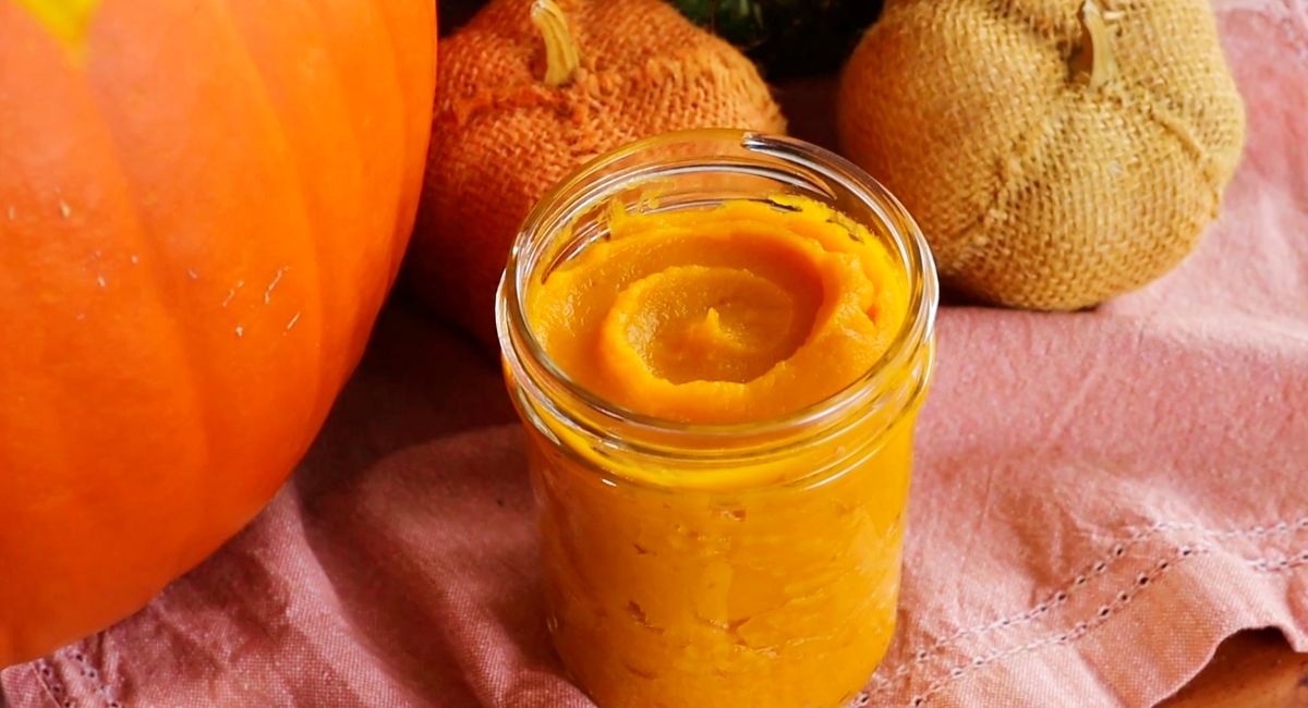 homemade pumpkin purée