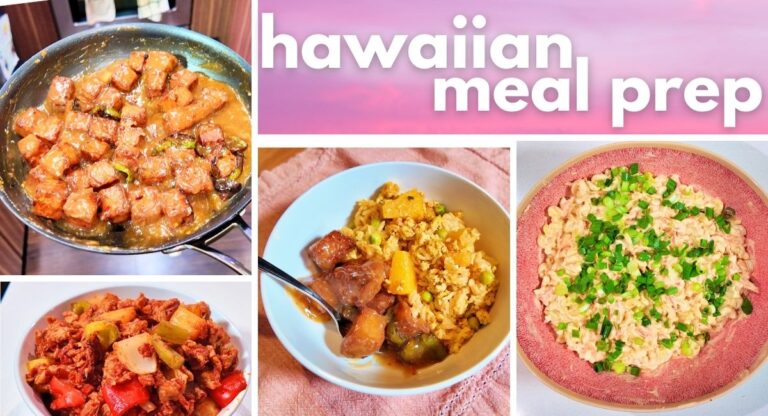 Hawaiian-Inspired Vegan Meal Prep