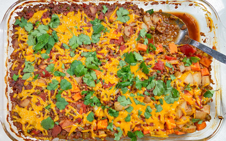 Smoky Lentil Casserole