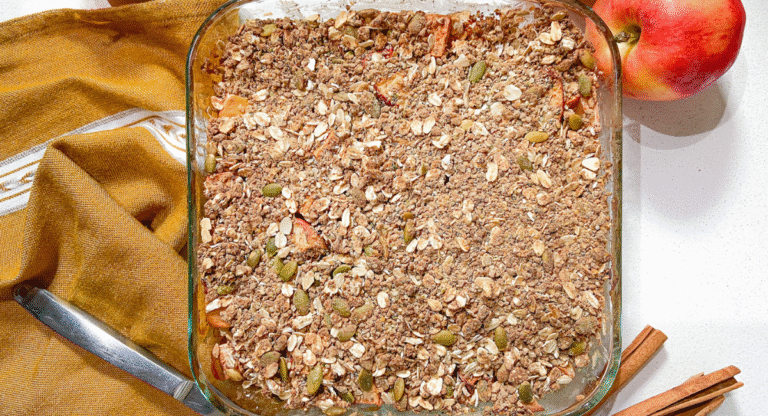 High-Protein Apple Crumble