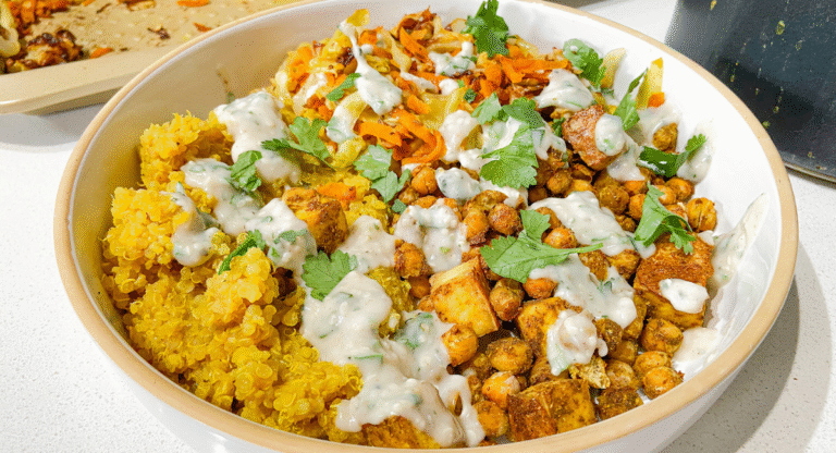 Golden Glow Tofu Bowl