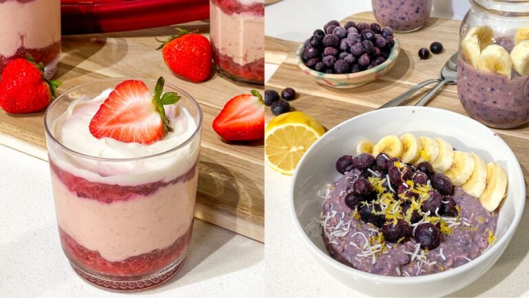 2 High Protein Overnight Oats