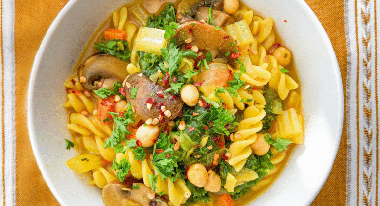 Chickpea Noodle Soup