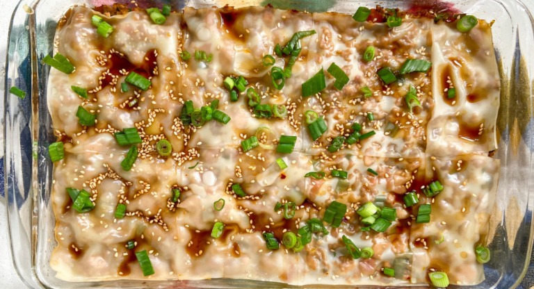 Vegan Soup Dumpling Lasagna