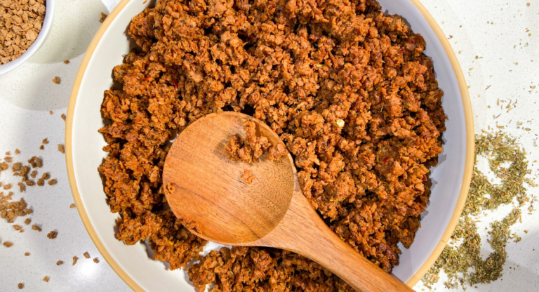 Vegan Sausage Crumbles (Made With TVP!)