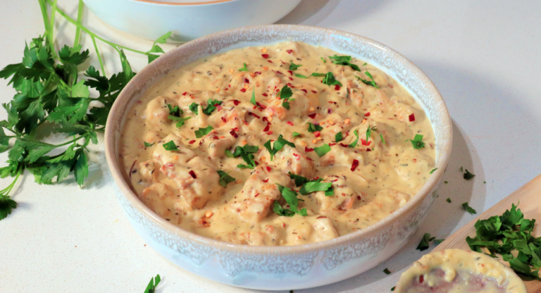 Creamy Garlic Tofu