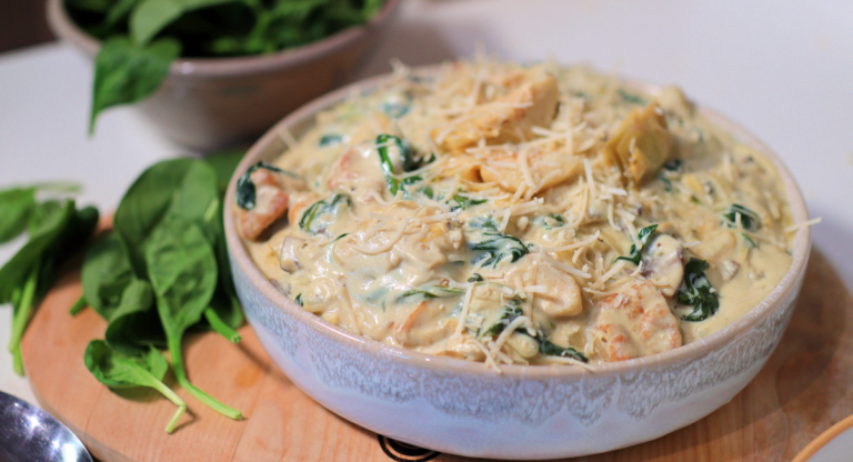 Spinach & Artichoke Tofu