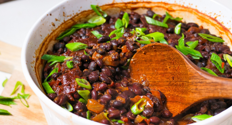 Smoky Baked Black Beans